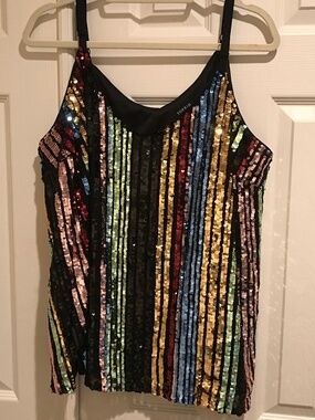 Sequin tank top
